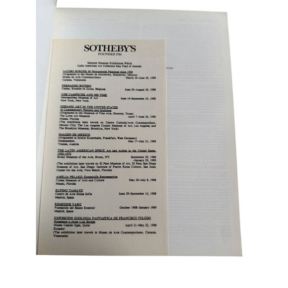SOTHEBY'S House Lot of 9 Latin American Auction Art Catalogs - Picture 7 of 11